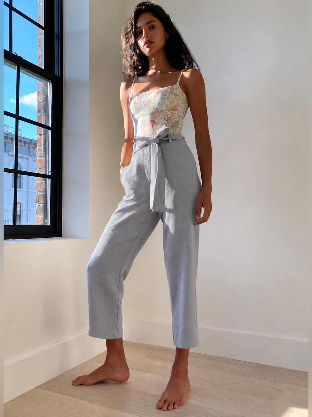 Wilfred Tie-Waist High-Rise Pant Trousers Aritzia